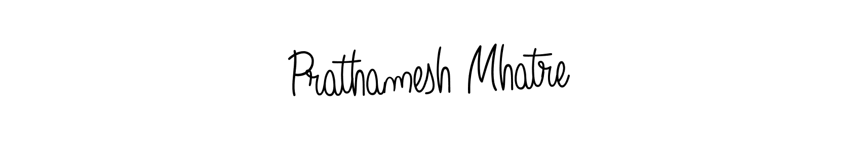 Design your own signature with our free online signature maker. With this signature software, you can create a handwritten (Angelique-Rose-font-FFP) signature for name Prathamesh Mhatre. Prathamesh Mhatre signature style 5 images and pictures png