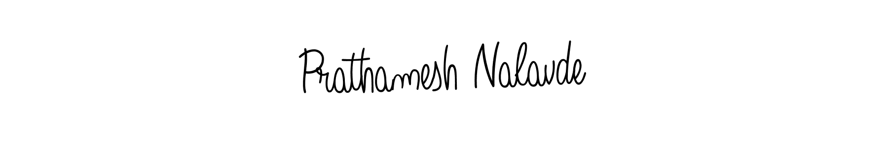 The best way (Angelique-Rose-font-FFP) to make a short signature is to pick only two or three words in your name. The name Prathamesh Nalavde include a total of six letters. For converting this name. Prathamesh Nalavde signature style 5 images and pictures png