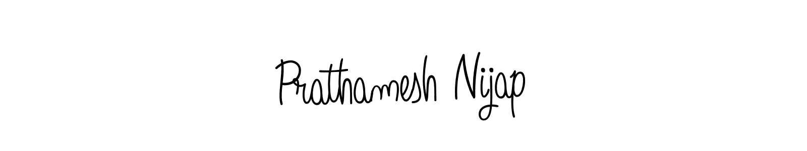 Similarly Angelique-Rose-font-FFP is the best handwritten signature design. Signature creator online .You can use it as an online autograph creator for name Prathamesh Nijap. Prathamesh Nijap signature style 5 images and pictures png