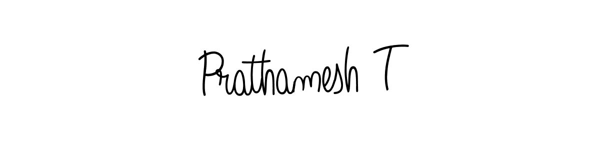 How to make Prathamesh T signature? Angelique-Rose-font-FFP is a professional autograph style. Create handwritten signature for Prathamesh T name. Prathamesh T signature style 5 images and pictures png