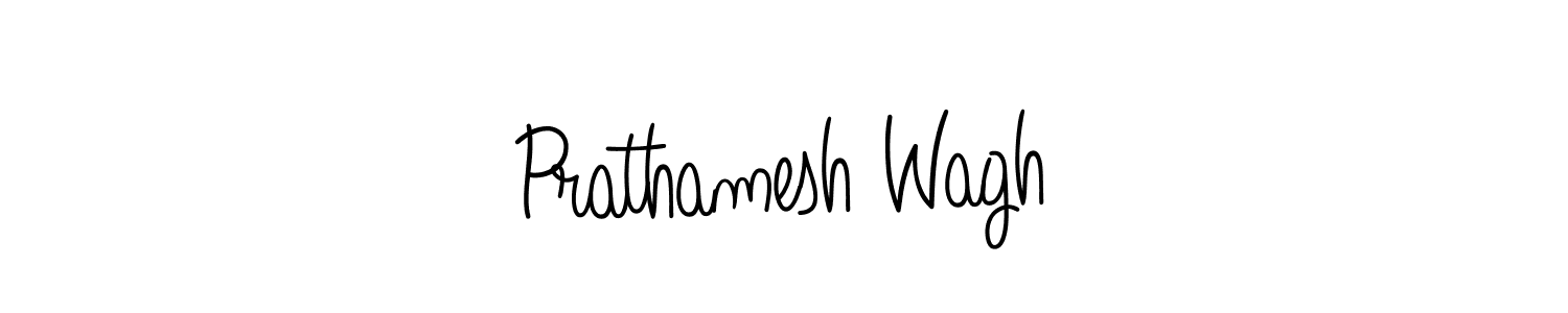 Also we have Prathamesh Wagh name is the best signature style. Create professional handwritten signature collection using Angelique-Rose-font-FFP autograph style. Prathamesh Wagh signature style 5 images and pictures png