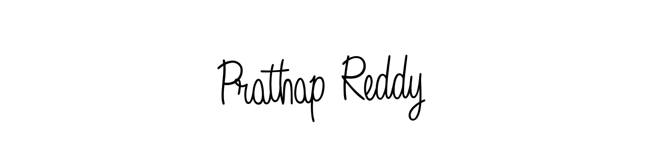 How to make Prathap Reddy name signature. Use Angelique-Rose-font-FFP style for creating short signs online. This is the latest handwritten sign. Prathap Reddy signature style 5 images and pictures png