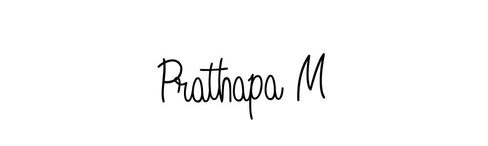 Also we have Prathapa M name is the best signature style. Create professional handwritten signature collection using Angelique-Rose-font-FFP autograph style. Prathapa M signature style 5 images and pictures png