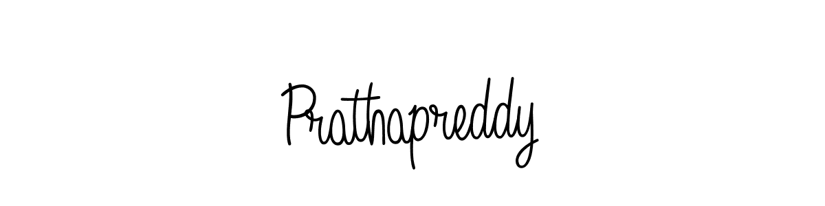 How to make Prathapreddy name signature. Use Angelique-Rose-font-FFP style for creating short signs online. This is the latest handwritten sign. Prathapreddy signature style 5 images and pictures png