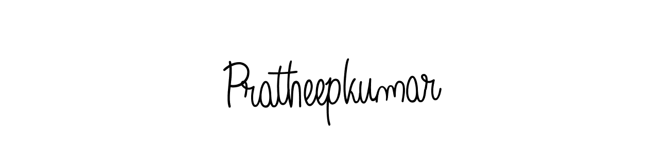 The best way (Angelique-Rose-font-FFP) to make a short signature is to pick only two or three words in your name. The name Pratheepkumar include a total of six letters. For converting this name. Pratheepkumar signature style 5 images and pictures png
