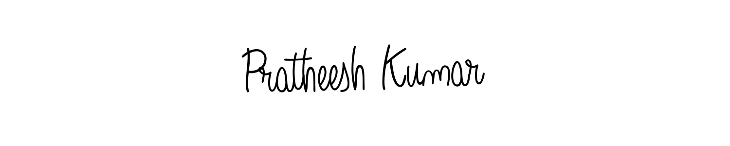 Make a beautiful signature design for name Pratheesh Kumar. With this signature (Angelique-Rose-font-FFP) style, you can create a handwritten signature for free. Pratheesh Kumar signature style 5 images and pictures png