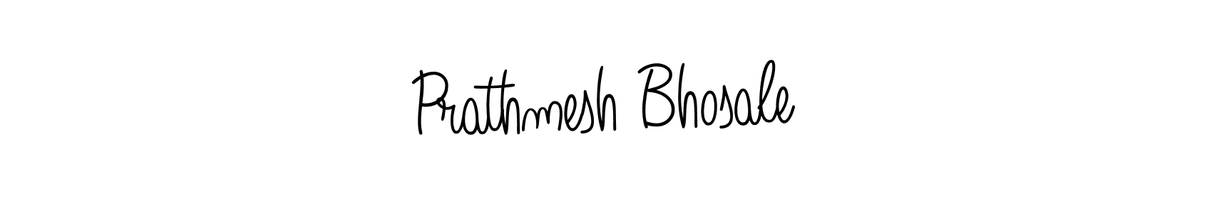 How to make Prathmesh Bhosale name signature. Use Angelique-Rose-font-FFP style for creating short signs online. This is the latest handwritten sign. Prathmesh Bhosale signature style 5 images and pictures png