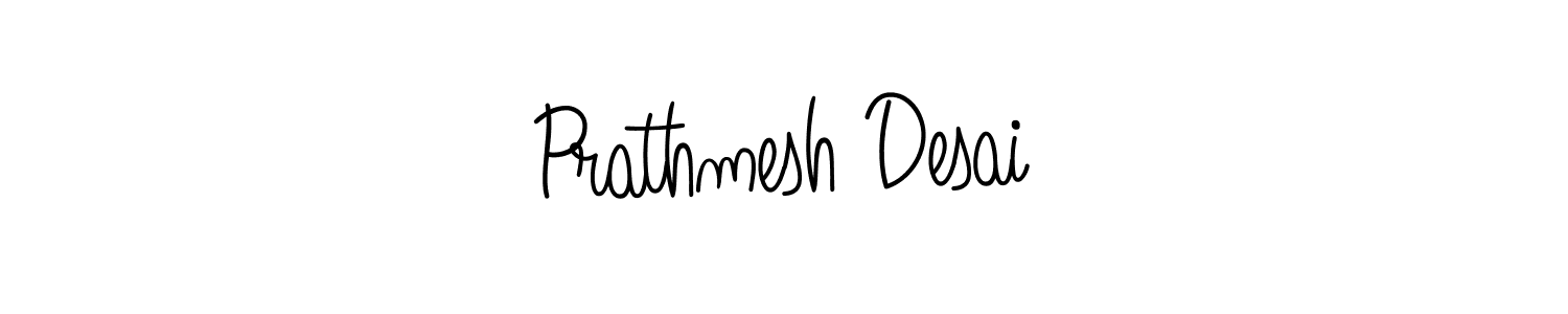 The best way (Angelique-Rose-font-FFP) to make a short signature is to pick only two or three words in your name. The name Prathmesh Desai include a total of six letters. For converting this name. Prathmesh Desai signature style 5 images and pictures png