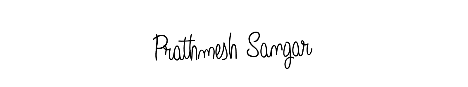Design your own signature with our free online signature maker. With this signature software, you can create a handwritten (Angelique-Rose-font-FFP) signature for name Prathmesh Sangar. Prathmesh Sangar signature style 5 images and pictures png