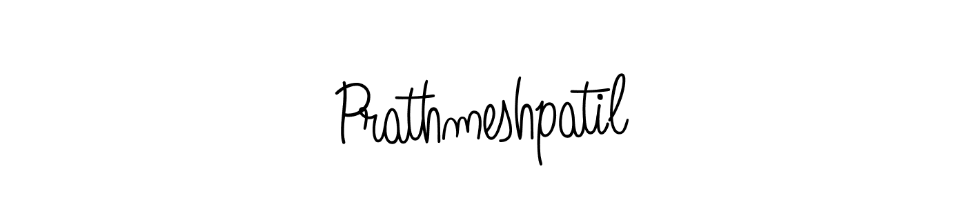 How to make Prathmeshpatil name signature. Use Angelique-Rose-font-FFP style for creating short signs online. This is the latest handwritten sign. Prathmeshpatil signature style 5 images and pictures png