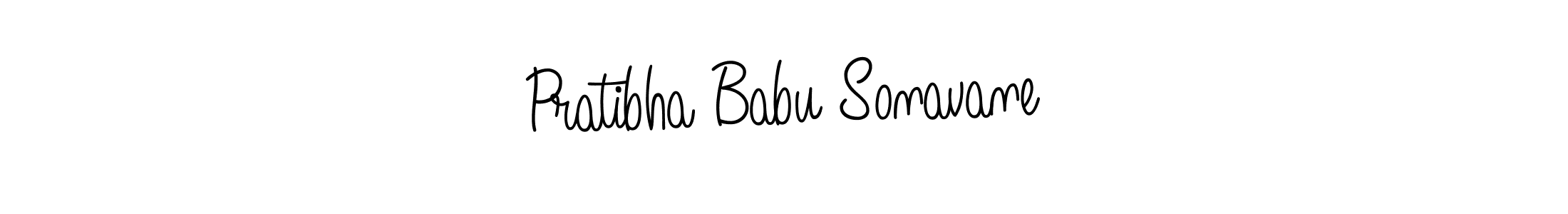 It looks lik you need a new signature style for name Pratibha Babu Sonavane. Design unique handwritten (Angelique-Rose-font-FFP) signature with our free signature maker in just a few clicks. Pratibha Babu Sonavane signature style 5 images and pictures png