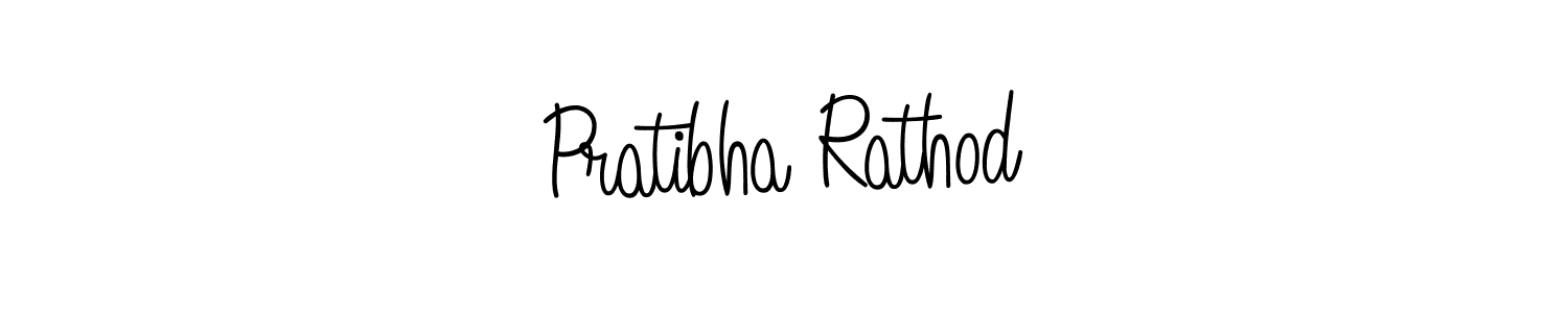 You should practise on your own different ways (Angelique-Rose-font-FFP) to write your name (Pratibha Rathod) in signature. don't let someone else do it for you. Pratibha Rathod signature style 5 images and pictures png
