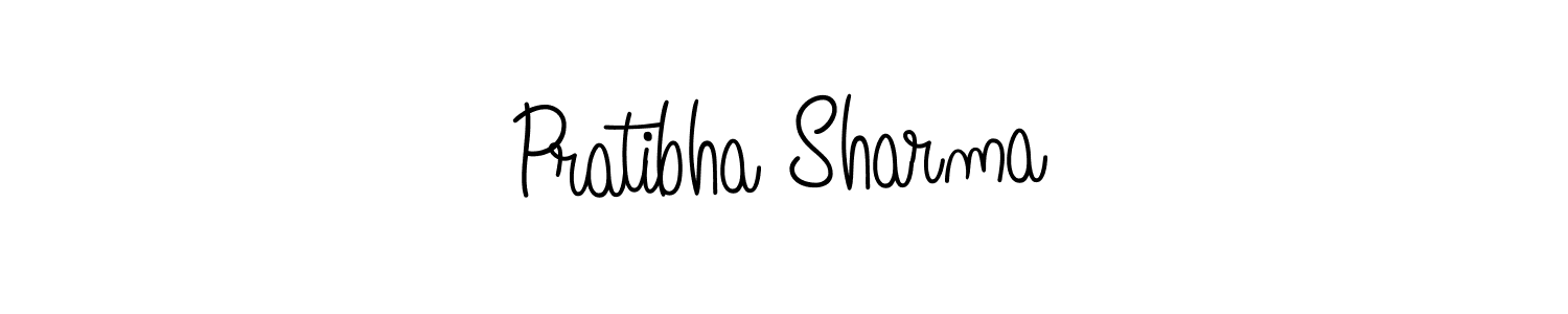 Pratibha Sharma stylish signature style. Best Handwritten Sign (Angelique-Rose-font-FFP) for my name. Handwritten Signature Collection Ideas for my name Pratibha Sharma. Pratibha Sharma signature style 5 images and pictures png