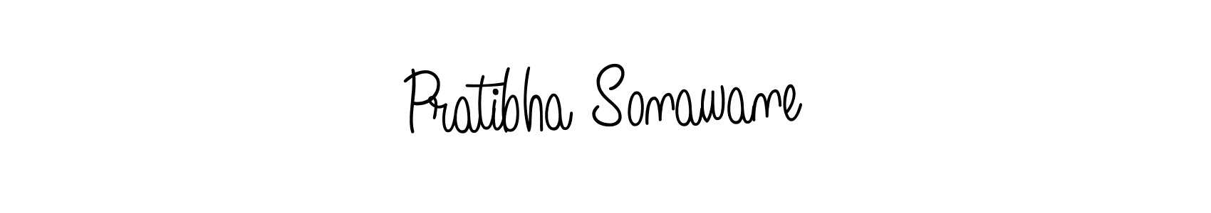 Create a beautiful signature design for name Pratibha Sonawane. With this signature (Angelique-Rose-font-FFP) fonts, you can make a handwritten signature for free. Pratibha Sonawane signature style 5 images and pictures png