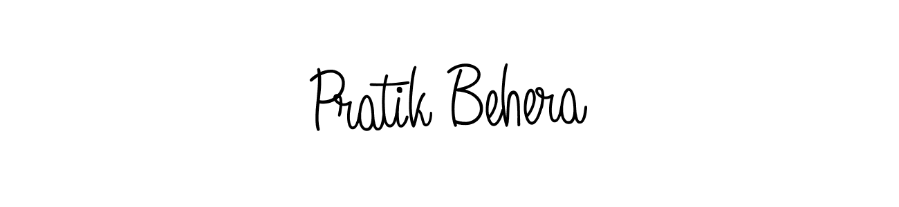 How to make Pratik Behera name signature. Use Angelique-Rose-font-FFP style for creating short signs online. This is the latest handwritten sign. Pratik Behera signature style 5 images and pictures png