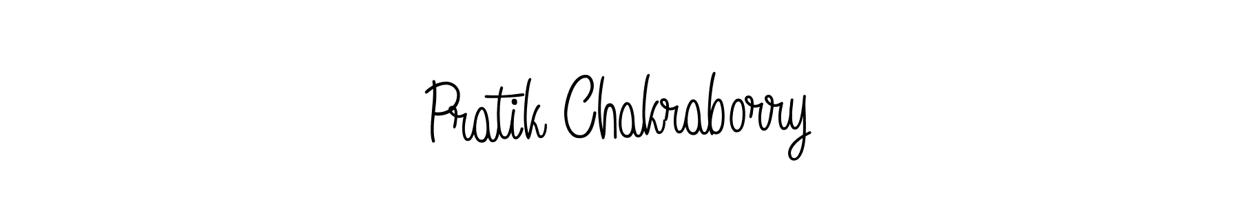 Use a signature maker to create a handwritten signature online. With this signature software, you can design (Angelique-Rose-font-FFP) your own signature for name Pratik Chakraborry. Pratik Chakraborry signature style 5 images and pictures png