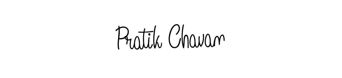 How to make Pratik Chavan name signature. Use Angelique-Rose-font-FFP style for creating short signs online. This is the latest handwritten sign. Pratik Chavan signature style 5 images and pictures png