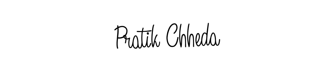 Create a beautiful signature design for name Pratik Chheda. With this signature (Angelique-Rose-font-FFP) fonts, you can make a handwritten signature for free. Pratik Chheda signature style 5 images and pictures png