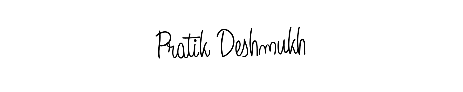 Use a signature maker to create a handwritten signature online. With this signature software, you can design (Angelique-Rose-font-FFP) your own signature for name Pratik Deshmukh. Pratik Deshmukh signature style 5 images and pictures png