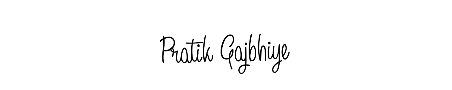 Pratik Gajbhiye stylish signature style. Best Handwritten Sign (Angelique-Rose-font-FFP) for my name. Handwritten Signature Collection Ideas for my name Pratik Gajbhiye. Pratik Gajbhiye signature style 5 images and pictures png