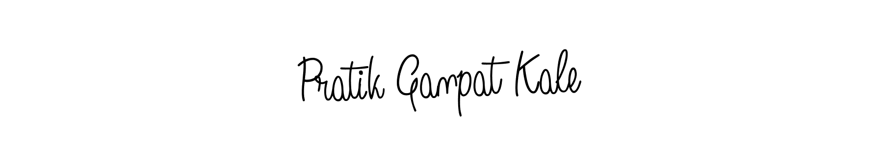 How to make Pratik Ganpat Kale name signature. Use Angelique-Rose-font-FFP style for creating short signs online. This is the latest handwritten sign. Pratik Ganpat Kale signature style 5 images and pictures png