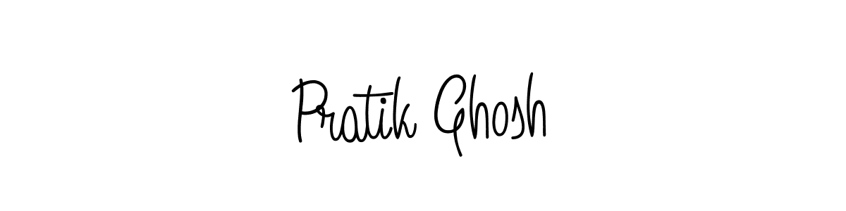 Create a beautiful signature design for name Pratik Ghosh. With this signature (Angelique-Rose-font-FFP) fonts, you can make a handwritten signature for free. Pratik Ghosh signature style 5 images and pictures png