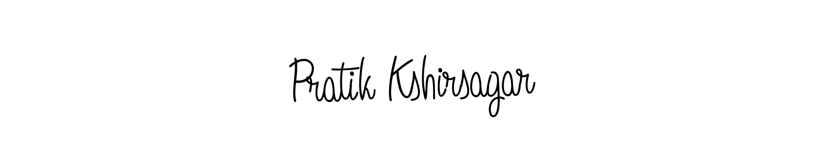 How to make Pratik Kshirsagar name signature. Use Angelique-Rose-font-FFP style for creating short signs online. This is the latest handwritten sign. Pratik Kshirsagar signature style 5 images and pictures png