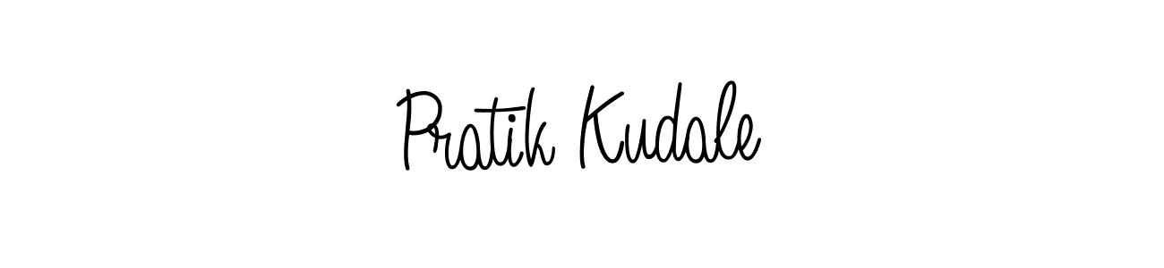 Make a beautiful signature design for name Pratik Kudale. With this signature (Angelique-Rose-font-FFP) style, you can create a handwritten signature for free. Pratik Kudale signature style 5 images and pictures png