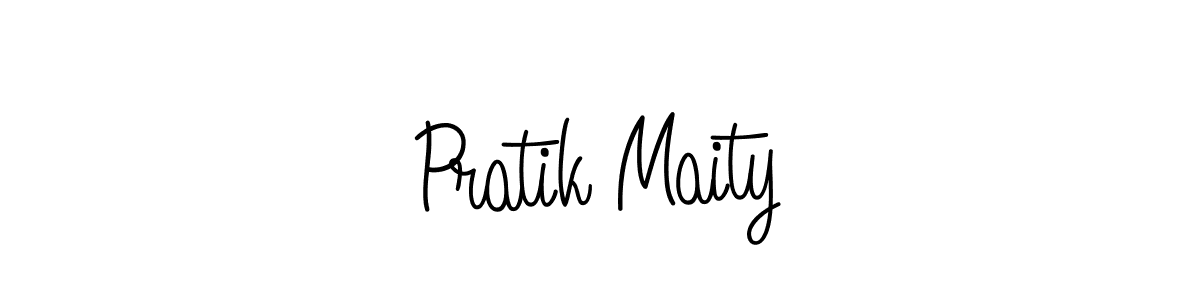 Also we have Pratik Maity name is the best signature style. Create professional handwritten signature collection using Angelique-Rose-font-FFP autograph style. Pratik Maity signature style 5 images and pictures png