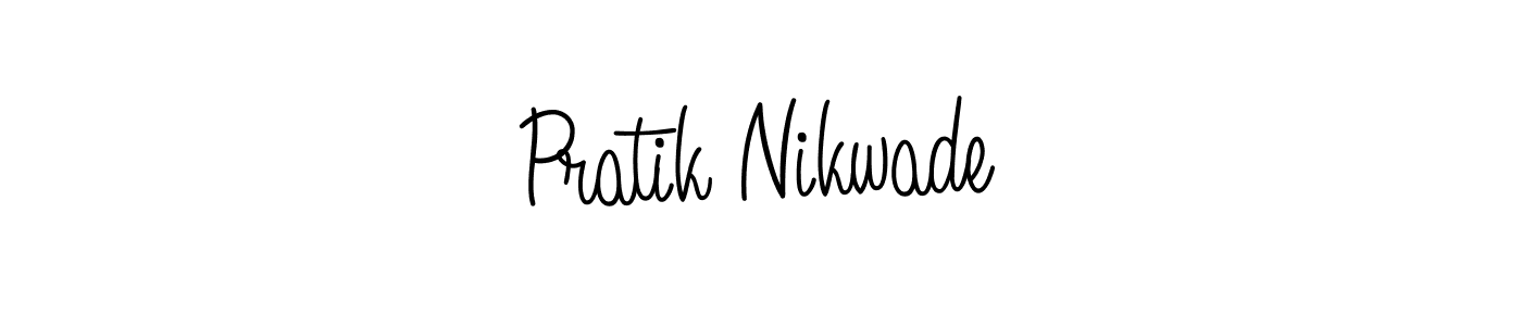 You can use this online signature creator to create a handwritten signature for the name Pratik Nikwade. This is the best online autograph maker. Pratik Nikwade signature style 5 images and pictures png