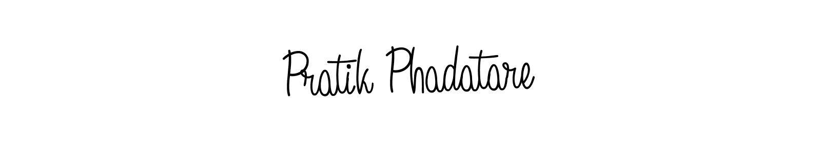 Create a beautiful signature design for name Pratik Phadatare. With this signature (Angelique-Rose-font-FFP) fonts, you can make a handwritten signature for free. Pratik Phadatare signature style 5 images and pictures png