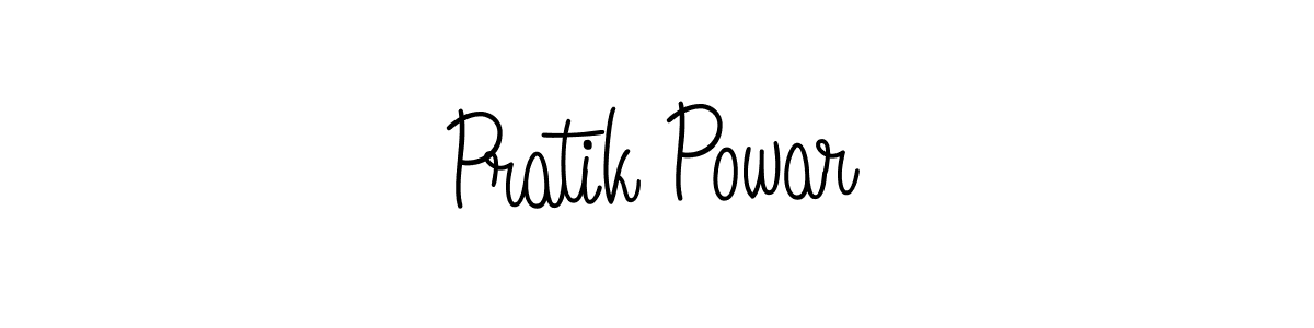 You should practise on your own different ways (Angelique-Rose-font-FFP) to write your name (Pratik Powar) in signature. don't let someone else do it for you. Pratik Powar signature style 5 images and pictures png