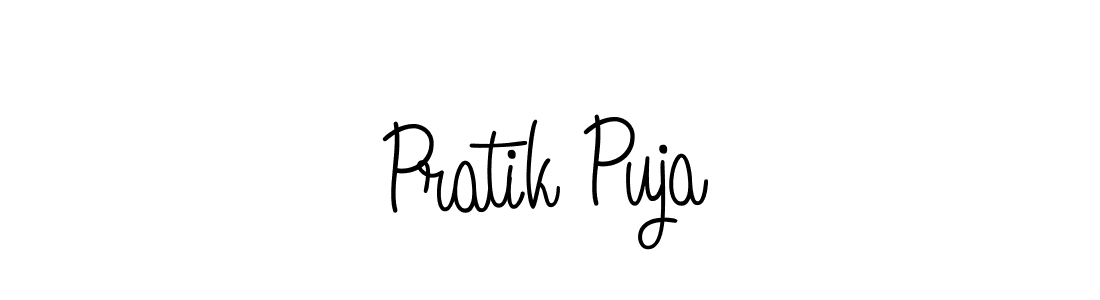 How to Draw Pratik Puja signature style? Angelique-Rose-font-FFP is a latest design signature styles for name Pratik Puja. Pratik Puja signature style 5 images and pictures png