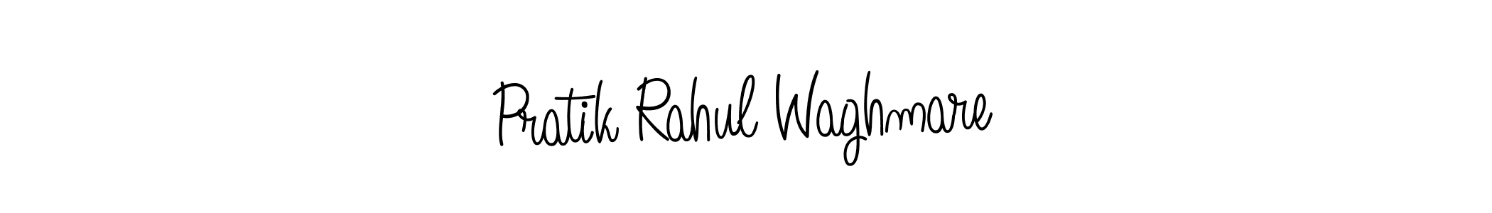 Use a signature maker to create a handwritten signature online. With this signature software, you can design (Angelique-Rose-font-FFP) your own signature for name Pratik Rahul Waghmare. Pratik Rahul Waghmare signature style 5 images and pictures png