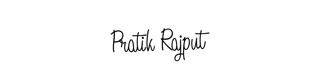 How to make Pratik Rajput signature? Angelique-Rose-font-FFP is a professional autograph style. Create handwritten signature for Pratik Rajput name. Pratik Rajput signature style 5 images and pictures png