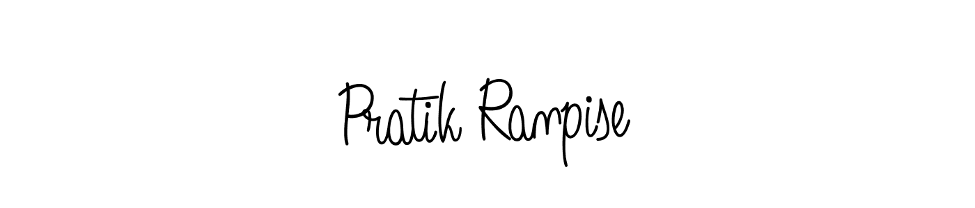 Also we have Pratik Ranpise name is the best signature style. Create professional handwritten signature collection using Angelique-Rose-font-FFP autograph style. Pratik Ranpise signature style 5 images and pictures png