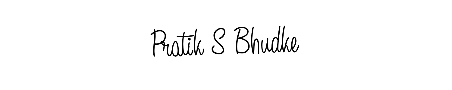 Make a beautiful signature design for name Pratik S Bhudke. With this signature (Angelique-Rose-font-FFP) style, you can create a handwritten signature for free. Pratik S Bhudke signature style 5 images and pictures png