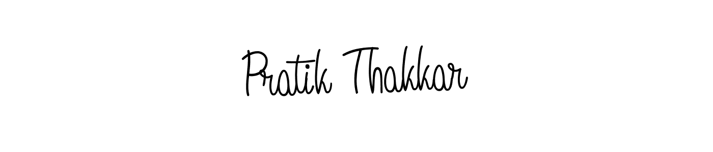 Pratik Thakkar stylish signature style. Best Handwritten Sign (Angelique-Rose-font-FFP) for my name. Handwritten Signature Collection Ideas for my name Pratik Thakkar. Pratik Thakkar signature style 5 images and pictures png