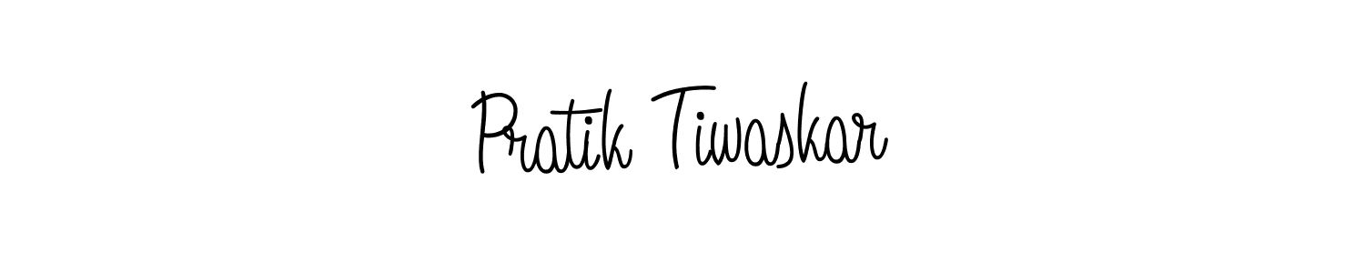 Pratik Tiwaskar stylish signature style. Best Handwritten Sign (Angelique-Rose-font-FFP) for my name. Handwritten Signature Collection Ideas for my name Pratik Tiwaskar. Pratik Tiwaskar signature style 5 images and pictures png