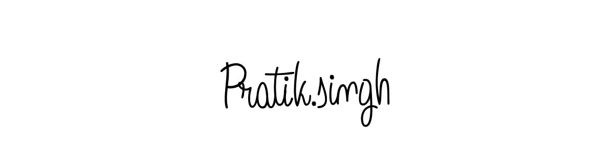 How to Draw Pratik.singh signature style? Angelique-Rose-font-FFP is a latest design signature styles for name Pratik.singh. Pratik.singh signature style 5 images and pictures png