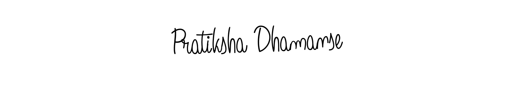 Angelique-Rose-font-FFP is a professional signature style that is perfect for those who want to add a touch of class to their signature. It is also a great choice for those who want to make their signature more unique. Get Pratiksha Dhamanse name to fancy signature for free. Pratiksha Dhamanse signature style 5 images and pictures png