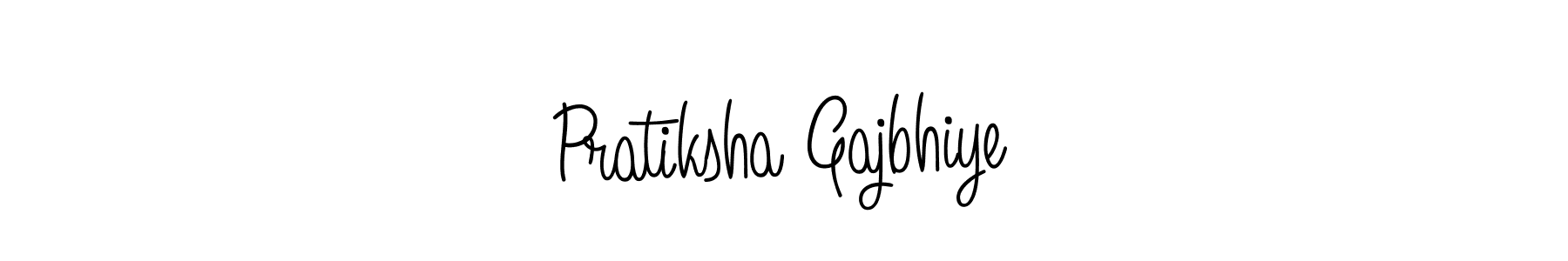 Use a signature maker to create a handwritten signature online. With this signature software, you can design (Angelique-Rose-font-FFP) your own signature for name Pratiksha Gajbhiye. Pratiksha Gajbhiye signature style 5 images and pictures png