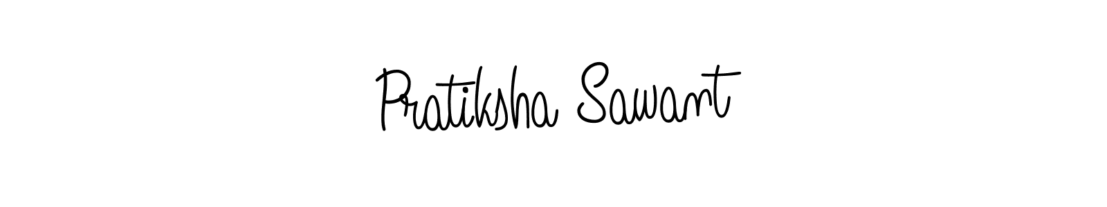 Design your own signature with our free online signature maker. With this signature software, you can create a handwritten (Angelique-Rose-font-FFP) signature for name Pratiksha Sawant. Pratiksha Sawant signature style 5 images and pictures png