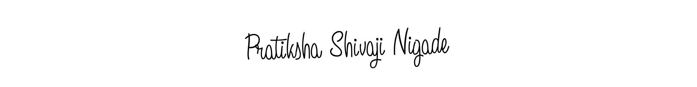 How to Draw Pratiksha Shivaji Nigade signature style? Angelique-Rose-font-FFP is a latest design signature styles for name Pratiksha Shivaji Nigade. Pratiksha Shivaji Nigade signature style 5 images and pictures png