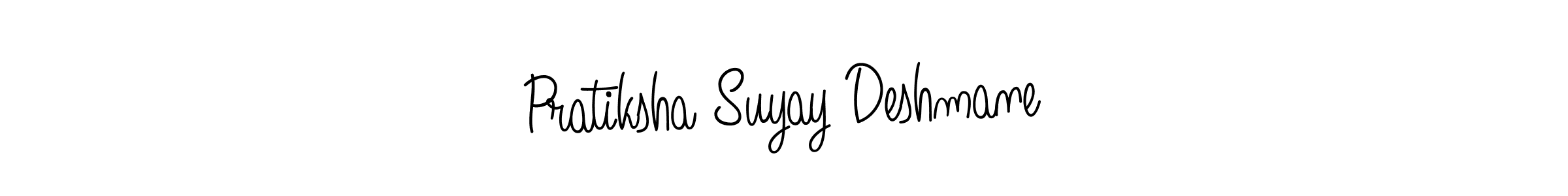 Similarly Angelique-Rose-font-FFP is the best handwritten signature design. Signature creator online .You can use it as an online autograph creator for name Pratiksha Suyay Deshmane. Pratiksha Suyay Deshmane signature style 5 images and pictures png