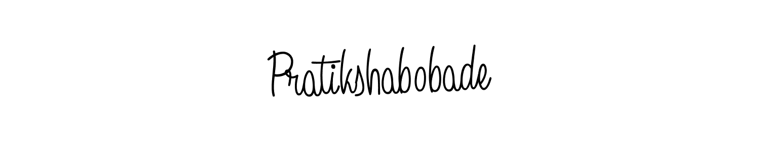You should practise on your own different ways (Angelique-Rose-font-FFP) to write your name (Pratikshabobade) in signature. don't let someone else do it for you. Pratikshabobade signature style 5 images and pictures png