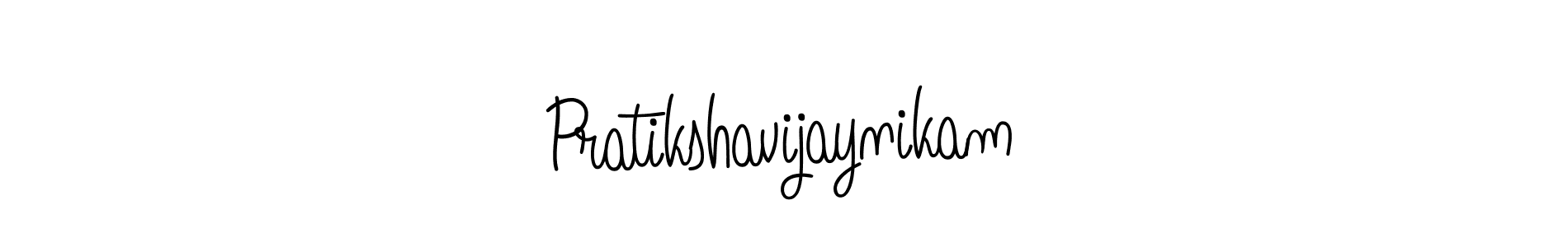 You should practise on your own different ways (Angelique-Rose-font-FFP) to write your name (Pratikshavijaynikam) in signature. don't let someone else do it for you. Pratikshavijaynikam signature style 5 images and pictures png