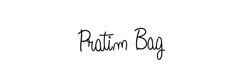 Make a beautiful signature design for name Pratim Bag. With this signature (Angelique-Rose-font-FFP) style, you can create a handwritten signature for free. Pratim Bag signature style 5 images and pictures png