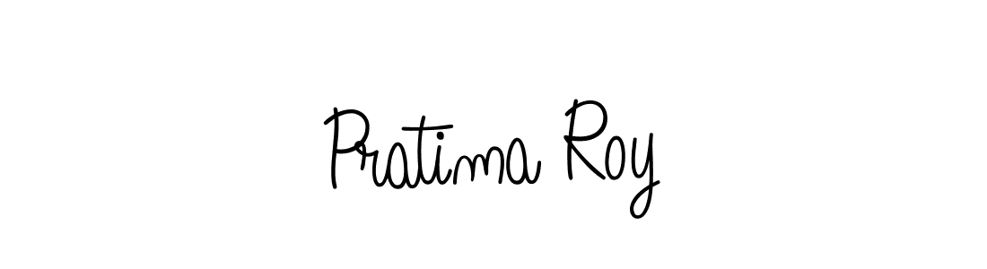 Pratima Roy stylish signature style. Best Handwritten Sign (Angelique-Rose-font-FFP) for my name. Handwritten Signature Collection Ideas for my name Pratima Roy. Pratima Roy signature style 5 images and pictures png
