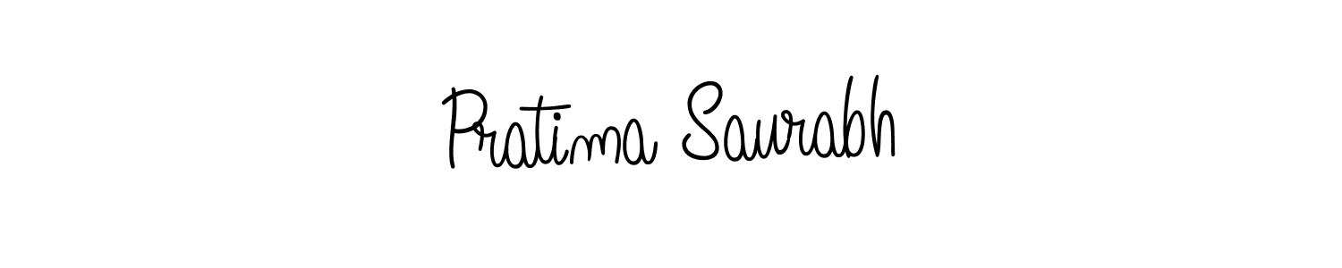 Make a short Pratima Saurabh signature style. Manage your documents anywhere anytime using Angelique-Rose-font-FFP. Create and add eSignatures, submit forms, share and send files easily. Pratima Saurabh signature style 5 images and pictures png